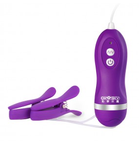 Taiwan OMYKEY Peak Excitement Breast Piching Massager (Purple)